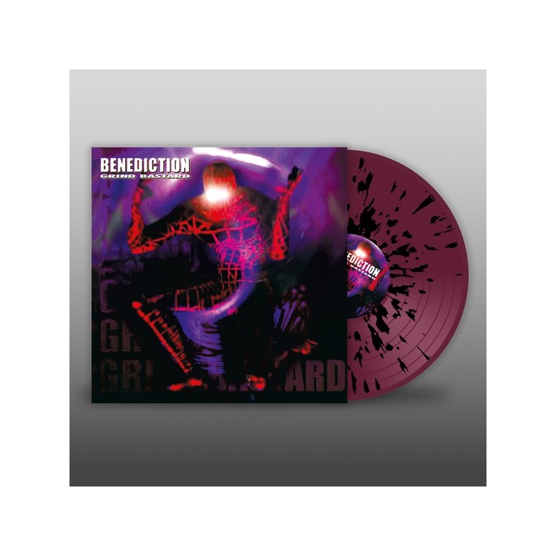 BENEDICTION - Grind Bastard - PURPLE/BLACK SPLATTER 2LP