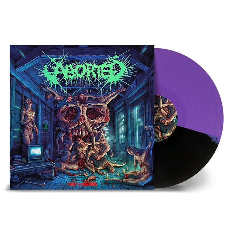 ABORTED - Vault Of Horrors - PURPLE/BLACK SPLIT