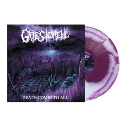 GATES TO HELL - Death Comes To All - PURPLE & WHITE SWIRL LP