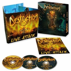 DESTRUCTION - Live Attack - DIGI 2CD+BLURAY