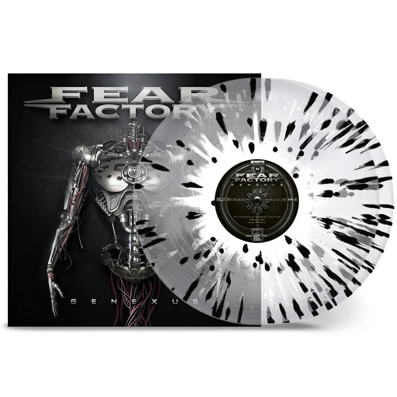 FEAR FACTORY - Genexus - CRYSTAL CLEAR W/ SPLATTER