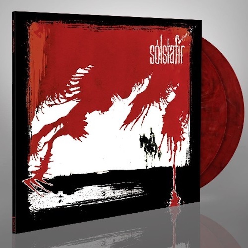SOLSTAFIR - Svartir Sandar - TRANSPARENT RED, WHITE & BLACK MARBLED 2LP