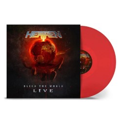 HEATHEN - Bleed The World Live - TRANSPARENT RED LP