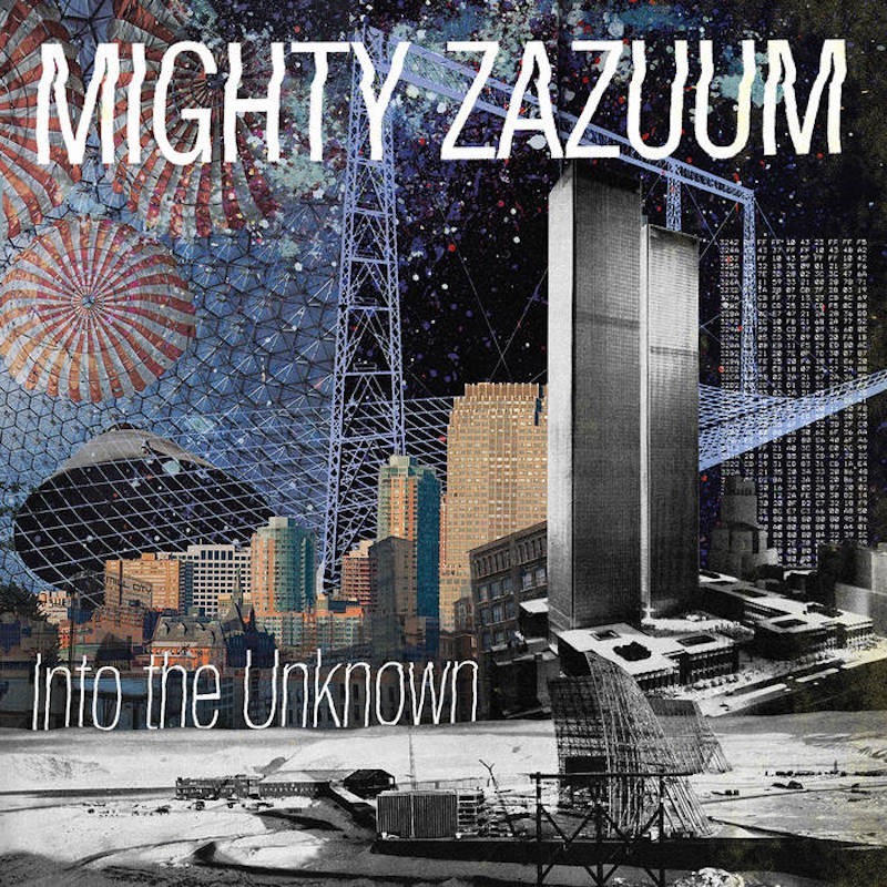 MIGHTY ZAZUUM - Into The Unknown - TRANSPARENT SEA BLUE LP
