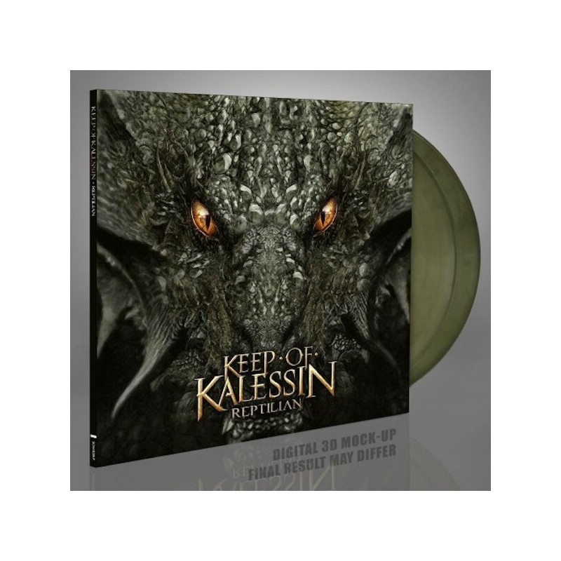 KEEP OF KALESSIN - Reptilian - LIME, WHITE AND BLACK MARBLED 2LP