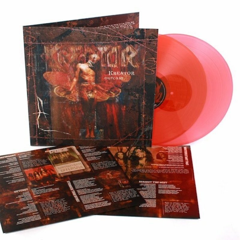 KREATOR - Outcast - TRANSPARENT RED/ORANGE 2LP