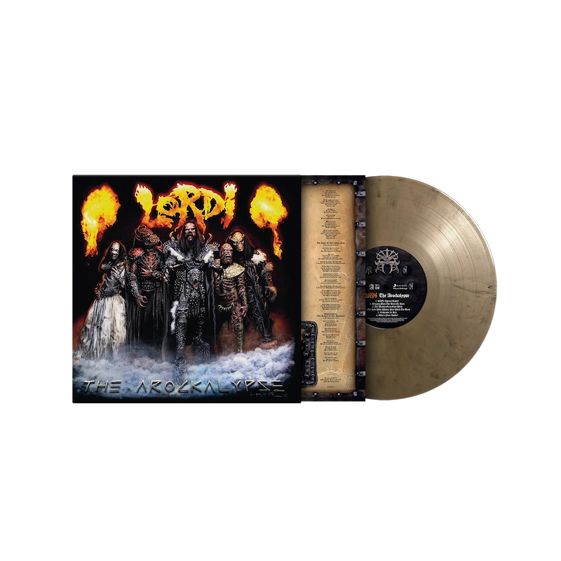 LORDI - The Arockalypse - BLACK & GOLD MARBLED LP