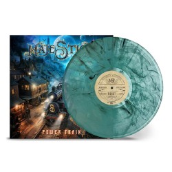MAJESTICA - Power Train - TRANSPARENT TURQUOISE & BLACK SMOKE LP