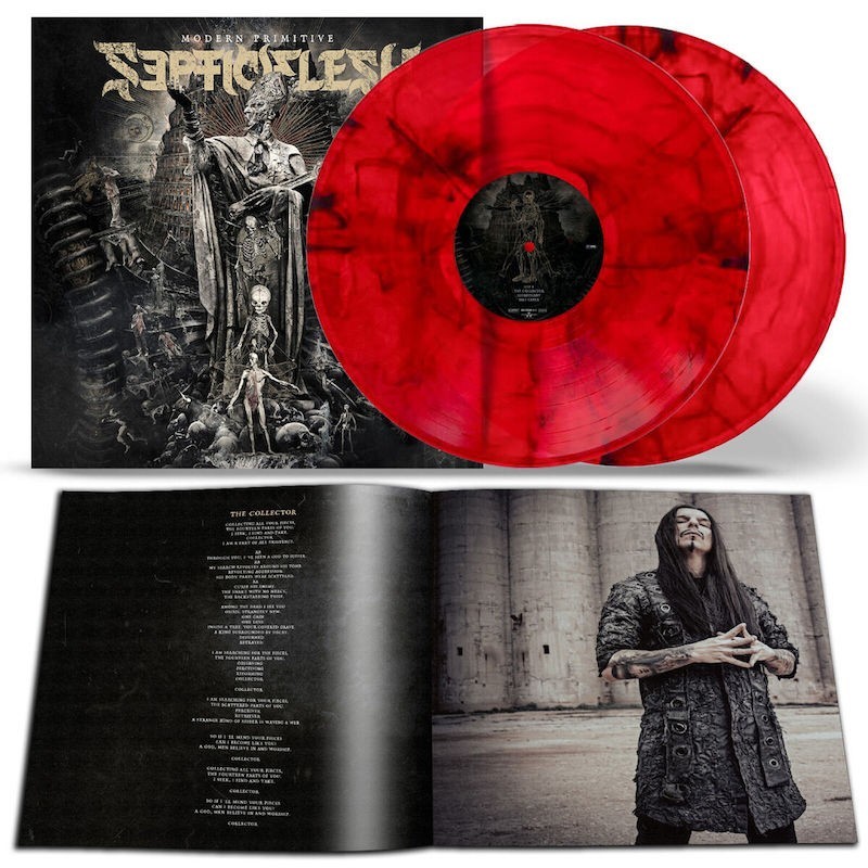 SEPTICFLESH - Modern Primitive - RED/BLACK MARBLED 2LP