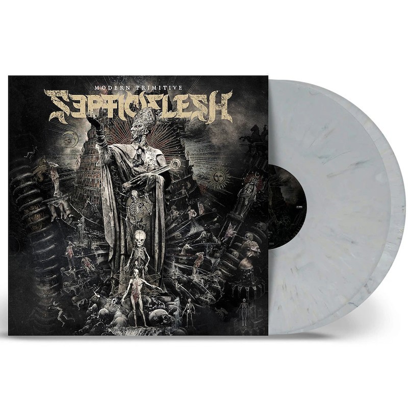 SEPTICFLESH - Modern Primitive - GREY/BLACK MARBLED 2LP