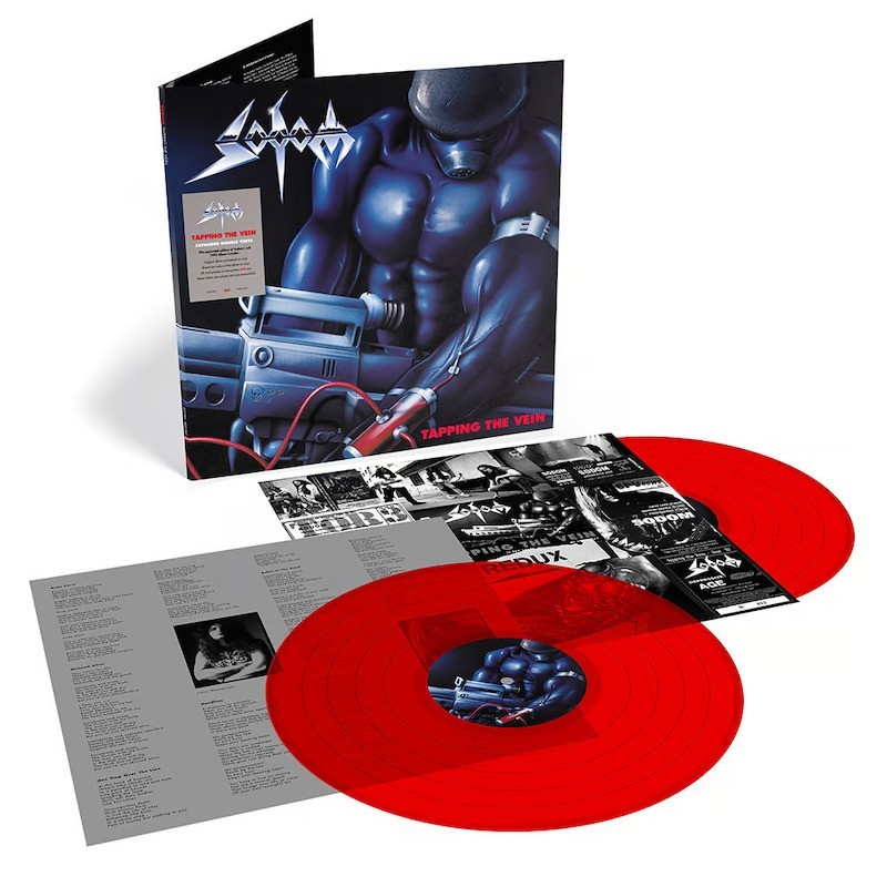 SODOM - Tapping The Vein - TRANSPARENT RED 2LP