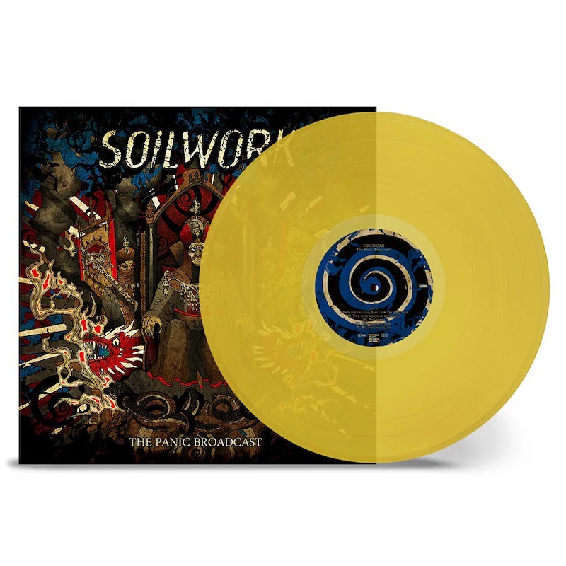 SOILWORK - The Panic Broadcast - TRANSPARENT YELLOW LP