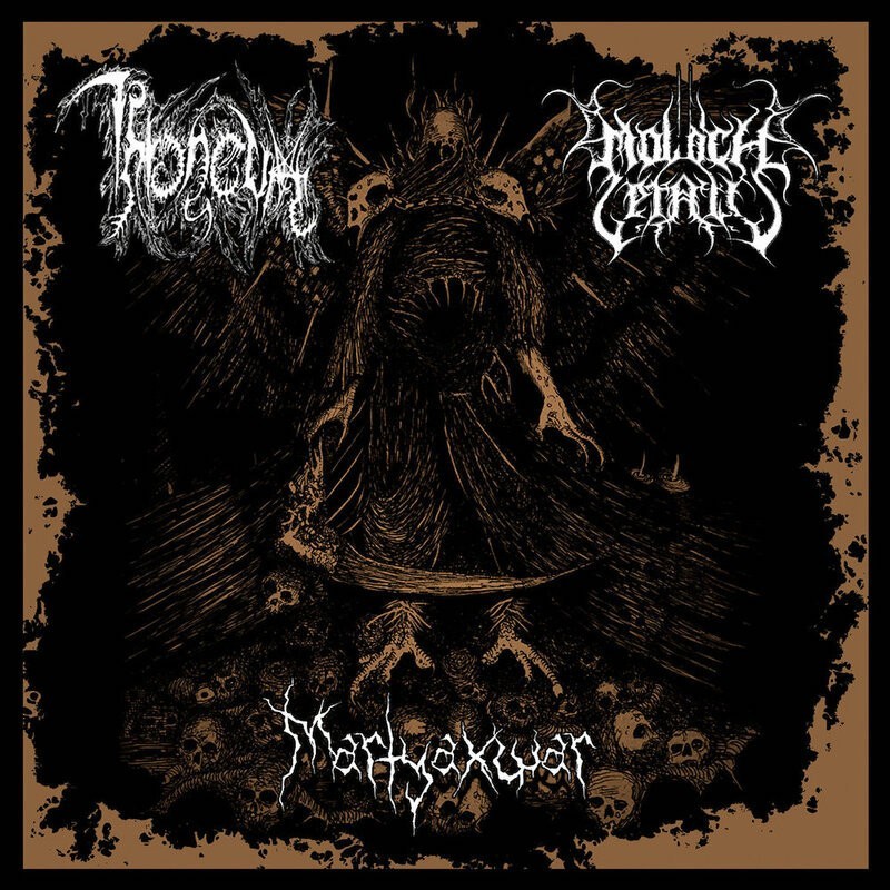 THRONEUM / MOLOCH LETALIS - Martyaxwar - CD