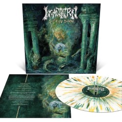 INCANTATION - Sect Of Vile Divinities - WHITE WITH EVERGREEN, MUSTARD, AND HALLOWEEN ORANGE SPLATTER LP