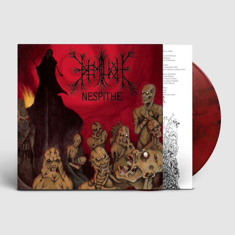 DEMILICH - Nespithe - TRANSPARENT RED/BLACK SMOKE LP