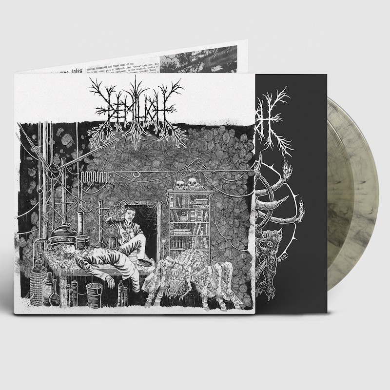 DEMILICH - Em9t2ness Of Van2s1ing / V34ish6ng 0f Emptiness - CLEAR/BLACK SMOKE 2LP
