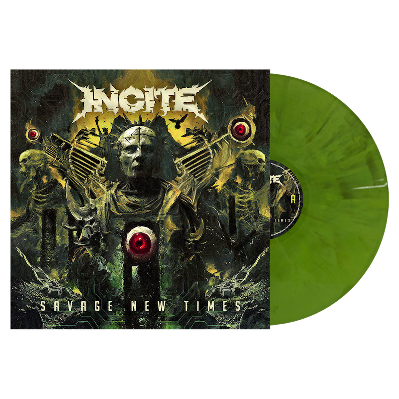 INCITE - Savage New Times - GREEN/BLACK MARBLED LP