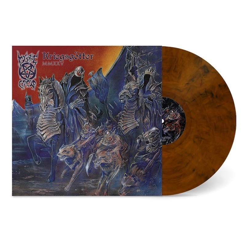 MYSTIC CIRCLE - Kriegsgötter MMXXV - DARK ORANGE MARBLED LP