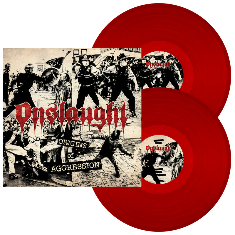 ONSLAUGHT - Origins Of Aggression - THERMONUCLEAR RED 2LP