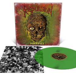 REPULSION - Horrified - TRANSLUCENT GREEN LP