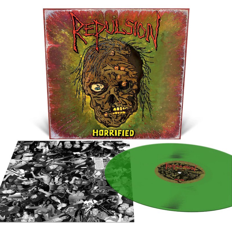 REPULSION - Horrified - TRANSLUCENT GREEN LP