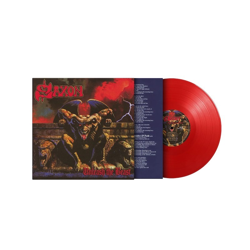 SAXON - Unleash The Beast - RED LP