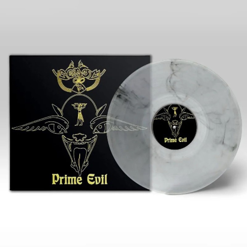 VENOM - Prime Evil - CLEAR BLACK MARBLE LP