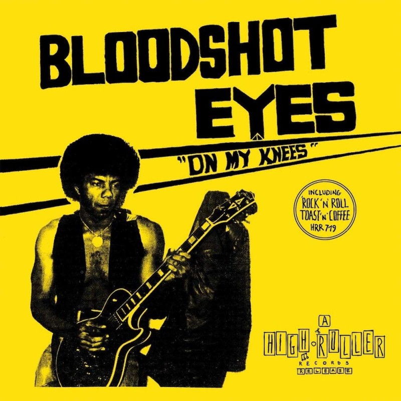 BLOODSHOT EYES - On My Knees - HIGHLIGHTER YELLOW LP