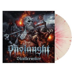 ONSLAUGHT - Skullcrusher - WHITE W/ RED SPLATTER LP