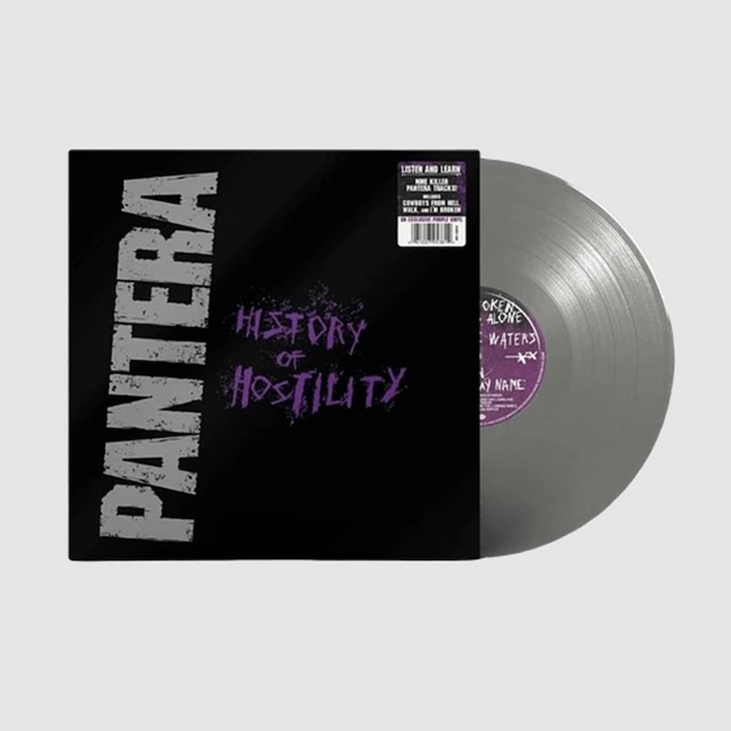 PANTERA - History Of Hostility - SILVER LP