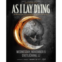 AS I LAY DYING - Ljubljana, 05.11.2025 - TICKET