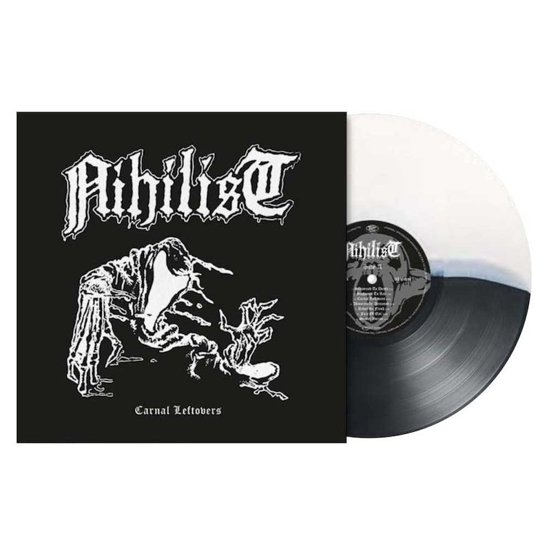 NIHILIST - Carnal Leftovers - BLACK/WHITE LP