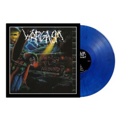 WARGASM - Why Play Around? - TRANSPARENT BLUE/BLACK MARBLE