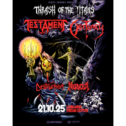 TESTAMENT, OBITUARY, DESTRUCTION, NERVOSA - Ljubljana, 21.10.2025 - TICKET