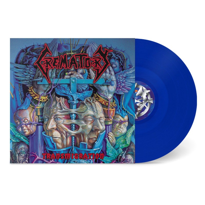 CREMATORY - Transmigration - SUFFERING BLUE MARBLED LP