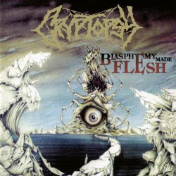 CRYPTOPSY - Blasphemy Made Flesh - TRANSPARENT YELLOW & BLUE MARBLED LP