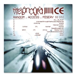 MELANCOLIA - Random.Access.Misery - TURQUOISE RED BLACK SPLATTER LP