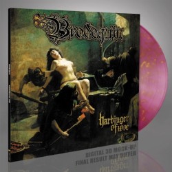 BRODEQUIN - Harbinger Of Woe - TRANSPARENT VIOLET LP