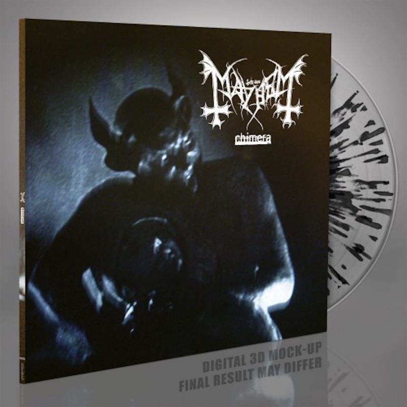 MAYHEM - Chimera - CRYSTAL CLEAR W/ BLACK SPLATTERS LP