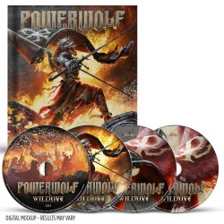 POWERWOLF - Wildlive (Live At Olympiahalle) - A5 MEDIABOOK 2CD+DVD+BLURAY