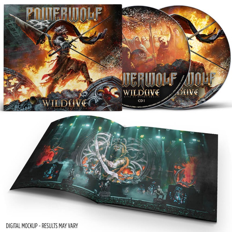POWERWOLF - Wildlive (Live At Olympiahalle) - DIGI 2CD