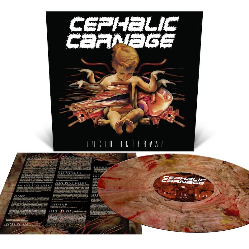 CEPHALIC CARNAGE - Lucid Interval - CUSTOM MARBLE EDITION LP