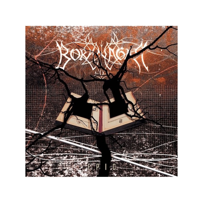 BORKNAGAR - Epic - CLEAR W/ BLACK & ORANGE SPLATTER LP