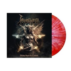 VENOM - Dying Hard In London - RED W/ WHITE SPLATTER LP