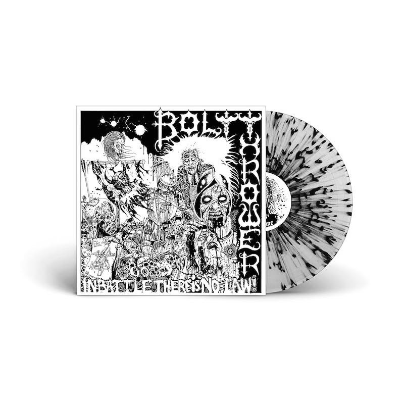 BOLT THROWER - In Battle There Is No Law - GREY & BLACK SPLATTER LP