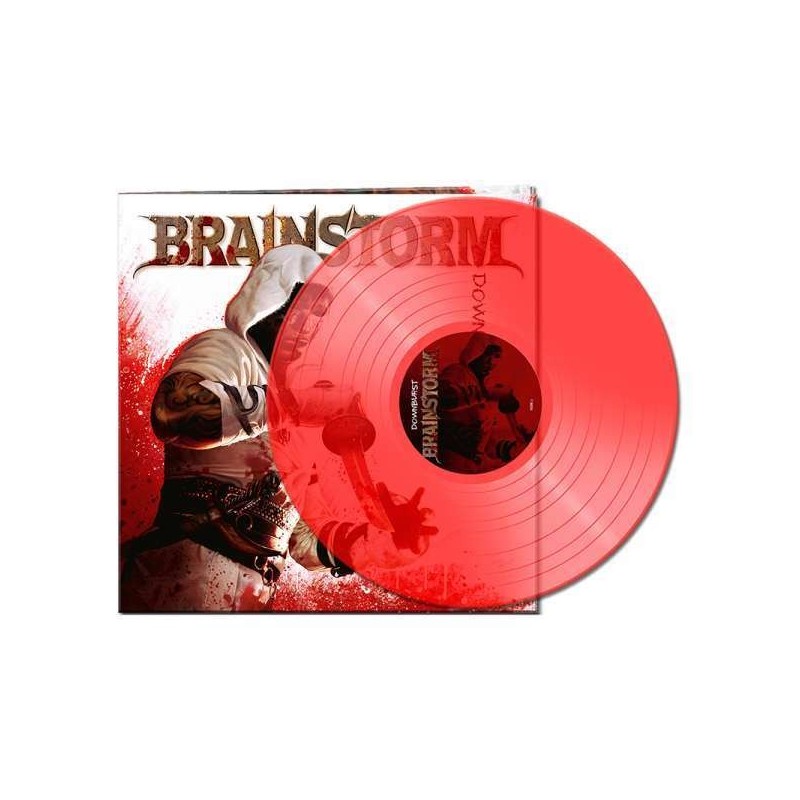 BRAINSTORM - Downburst - CLEAR RED LP