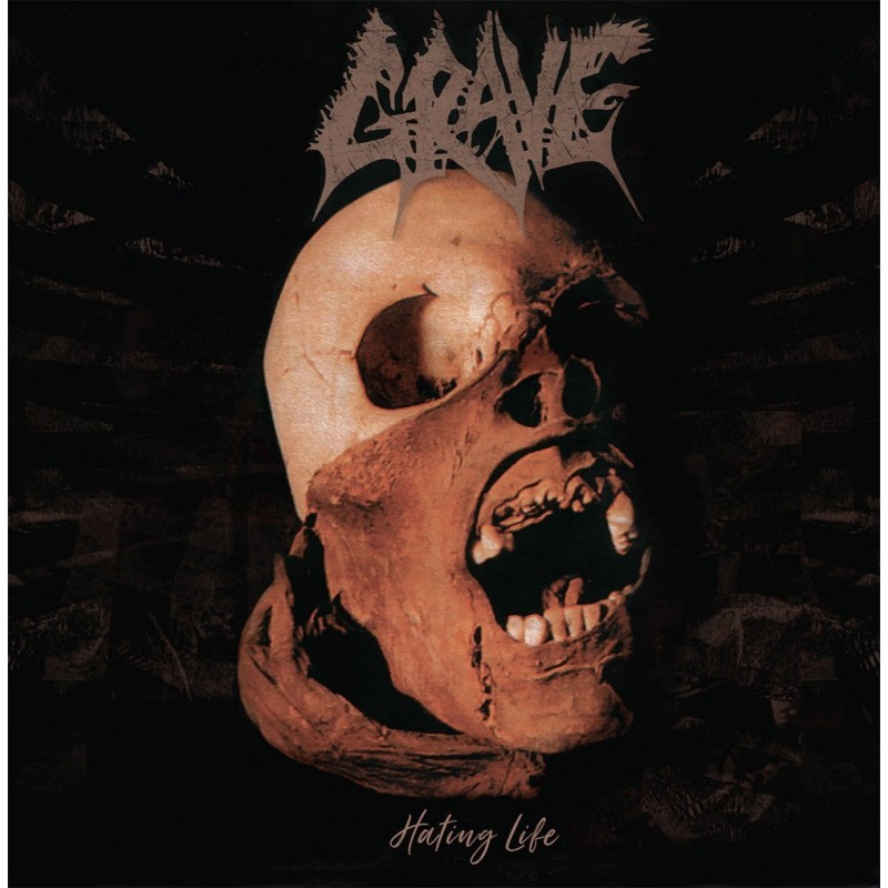 GRAVE - Hating Life - CLEAR W/ BLACK SMOKE LP