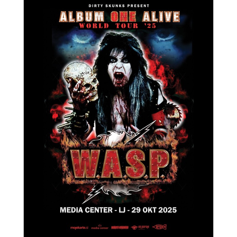 W.A.S.P. - Ljubljana, 29.10.2025 - VSTOPNICA