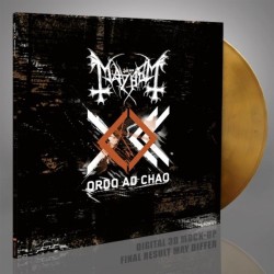 MAYHEM - Ordo Ad Chao - GOLD, ORANGE & BLACK MARBLED LP