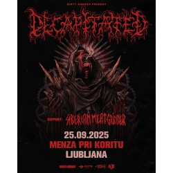 DECAPITATED, SIBERIAN MEAT GRINDER - Ljubljana, 25.09.2025 - TICKET